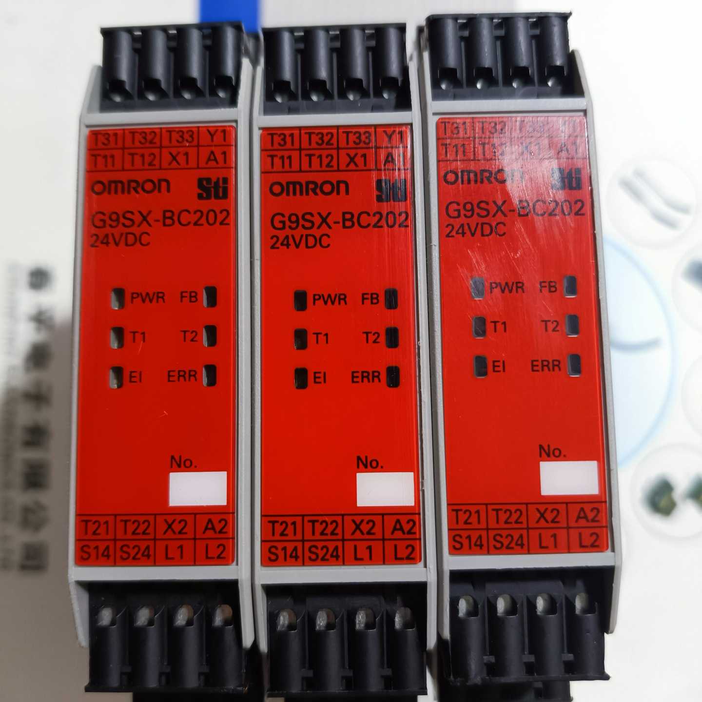 #安全继电器G9SX-BC202-RC,DC24V，拆机件3