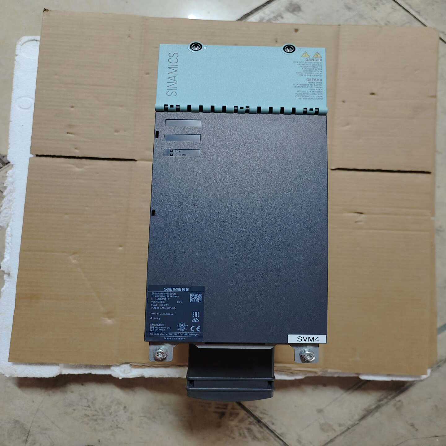 西门子驱动器6SL3120-1TE24-5AA3，德国原装进--议价商品