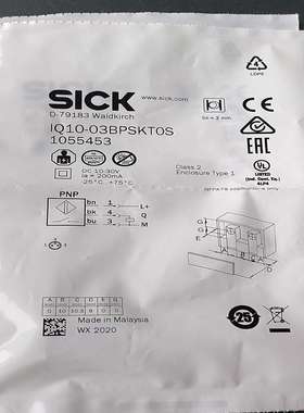 议价-德国SICK传感器1055453IQ10-03BPSKT0
