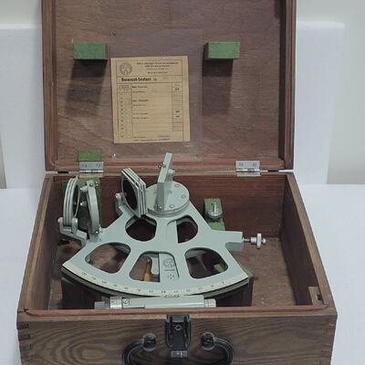 VEB FREIBERGER 890604TROMMEL SEXTANT MARINE NAVIGATIONAL INS