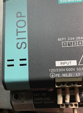 原装进口西门子电源6EP13343BA00120