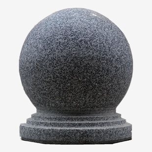 石墩拦车阻车石柱石球路人行道柱子阻车档路石石雕圆柱挡车石柱