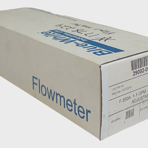 BLUEWHITE INDUSTRIES 29002002  F55375LA  F550A FLOW METER .1