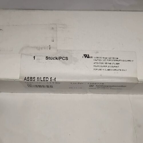 【询价】ASBS 8/LED5-4，德国Lumberg隆堡总线连接器适用