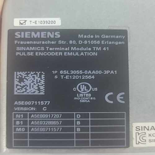 咨询-TM41终端模块6SL3055-0AA00-3PA1功
