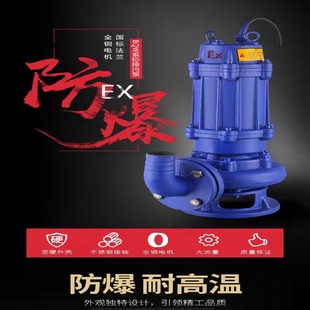 厂家BQW防爆潜水排污泵3KWEX标潜污泵化工排水矿用潜水泵