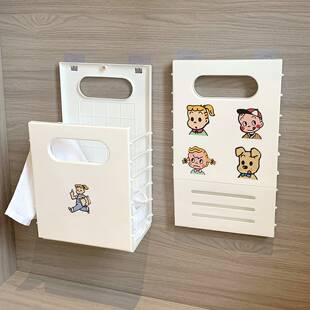 日式可折叠脏衣篓家用壁挂式脏衣收纳筐厕所浴室可爱收纳篮省空间