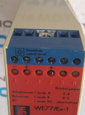 1Stck Neuer PepperlFuchs WE77EX1 Schaltverstrker 01544 WE77E
