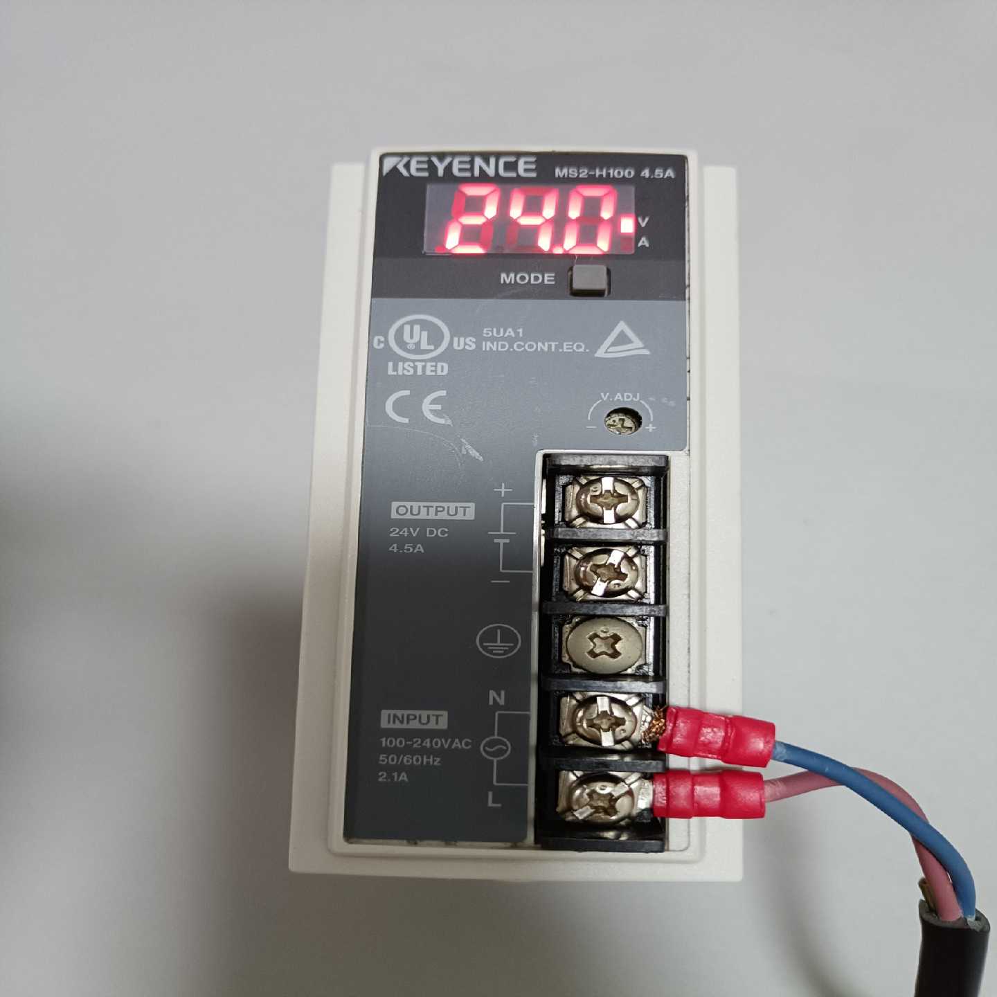 基恩士MS2-H100，24V开关电源，输出24VDC，4