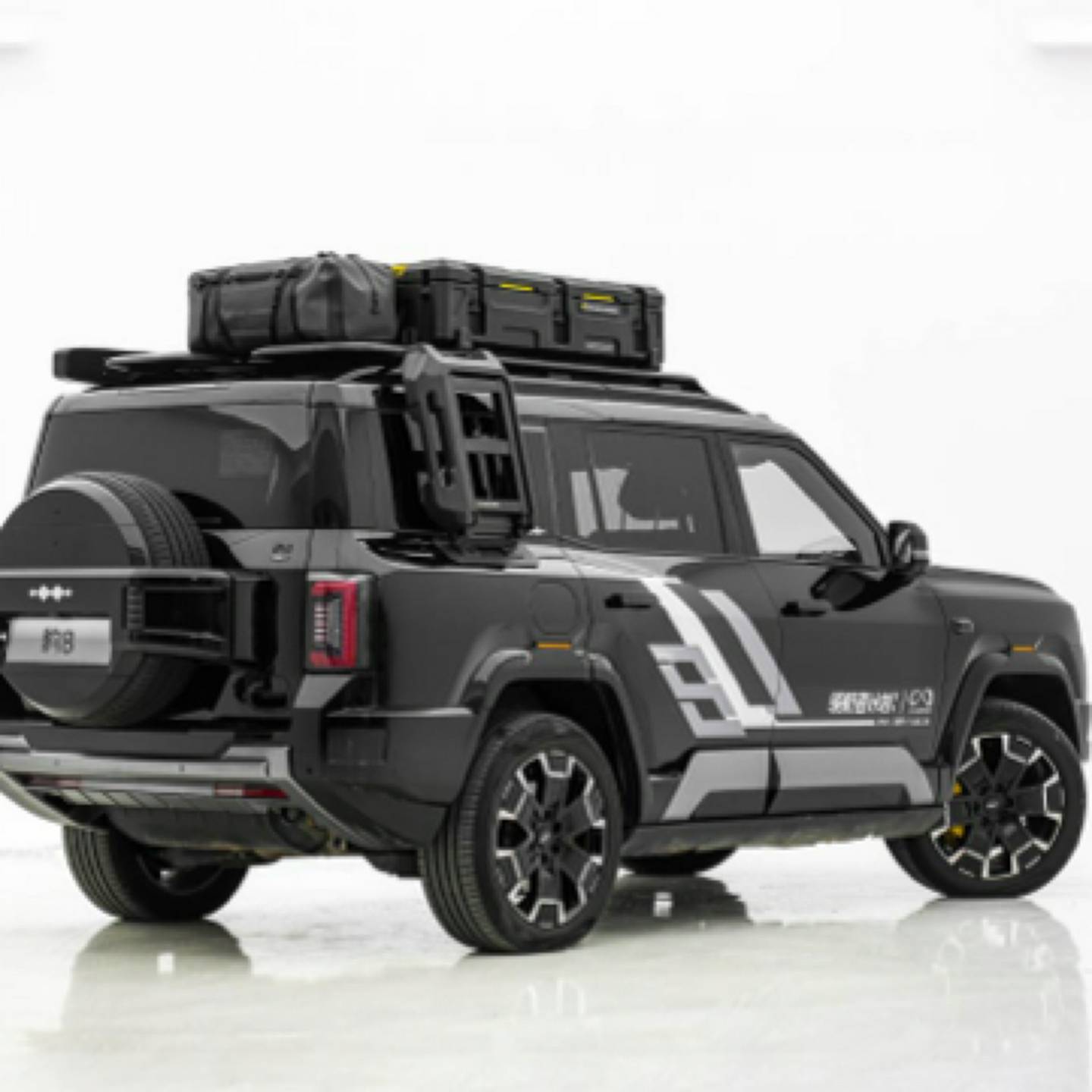 成都老陆AW方程豹8专用改装配件AW车顶行李架车顶平台汽车用品