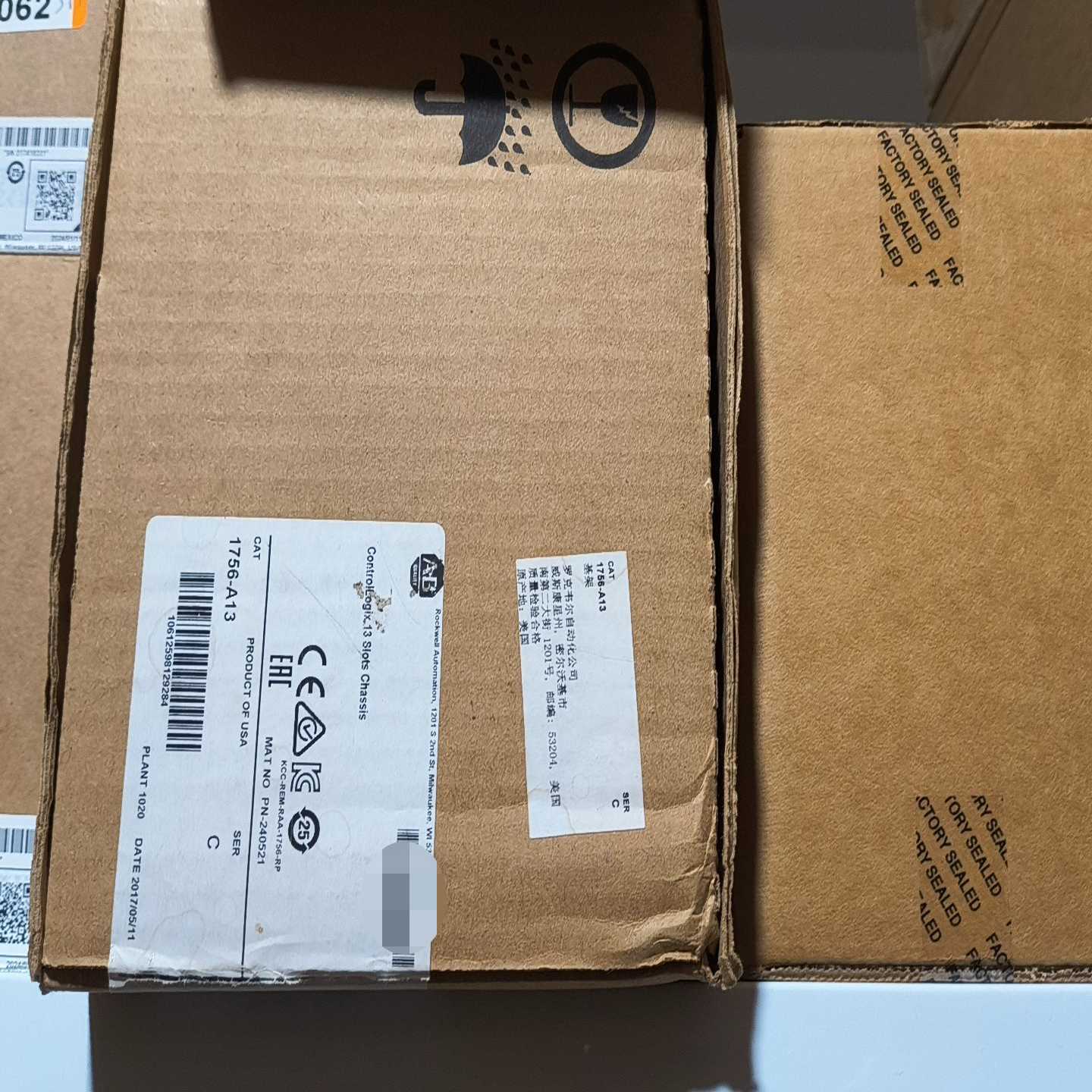 AB罗克韦尔1756-A13模块，全新原装正品，带原包装，实