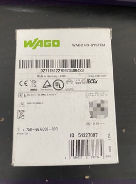 售前询价万可模块型号750-667000-003实物拍摄多个