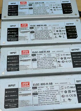 寻“”台湾明纬ELGC300HAB防水led驱动电源led控