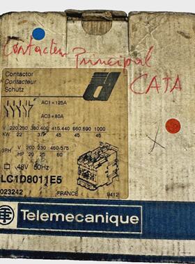 Telemecanique LC1D8011E5 Contactor New Old Stock