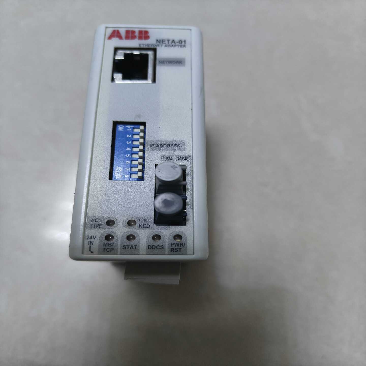 ABB以太网光纤通讯模块NETA-01，实物如图，功能好的，-议价