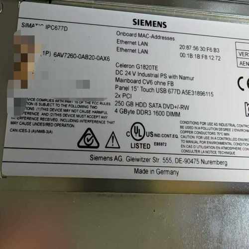 6AV7260-0AB20-0AX6成色新功能完好议价出--议价商品