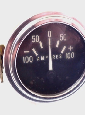 VINTAGE 828012 STEWART WARNER 100 AMP AMPERES GAUGE NOS NEW