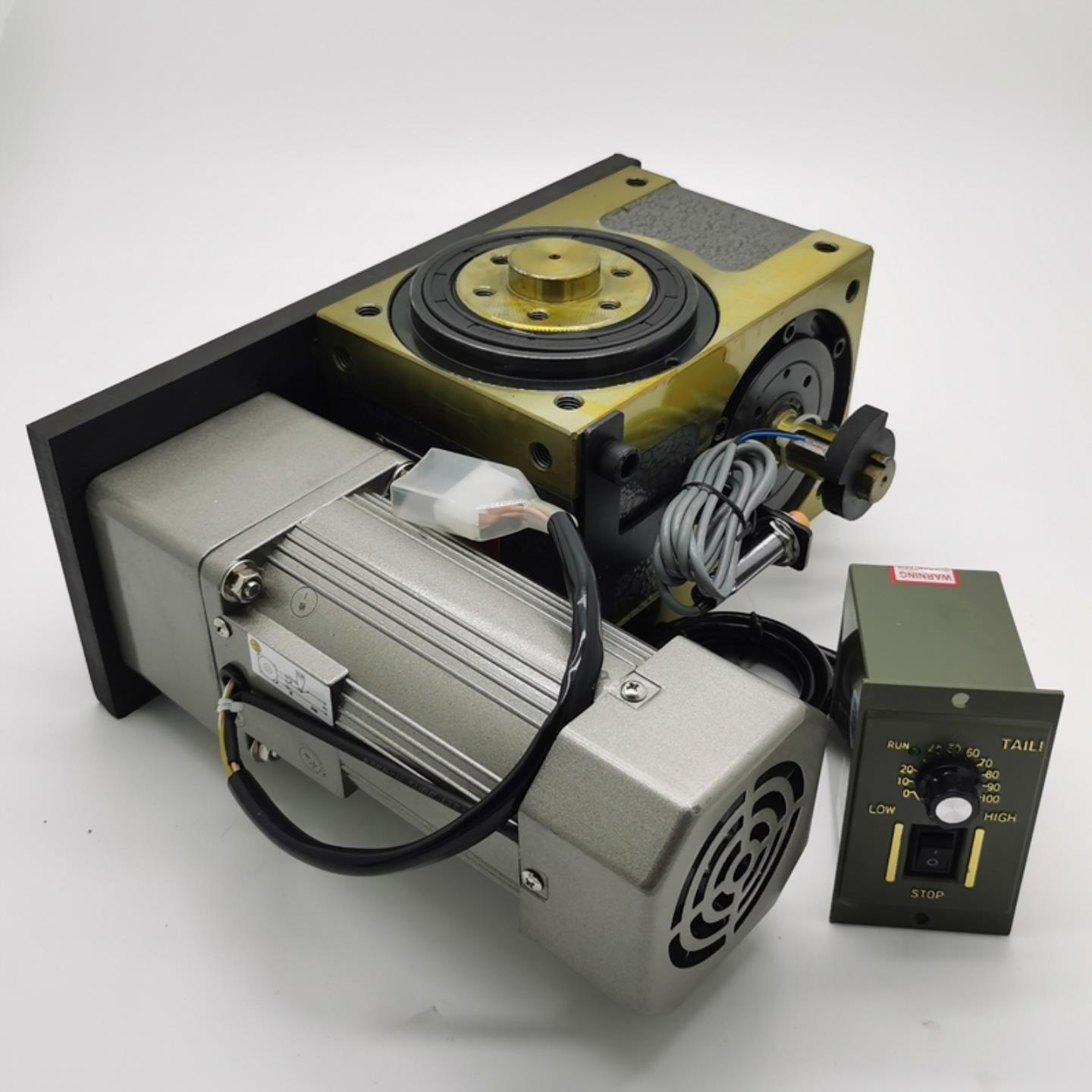 高精度凸轮分割器凸缘型弧面电动旋转台75DF间歇式分度盘~询价