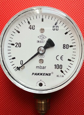 【询价】0631300112 PAKKENS压力表0-100mbar
