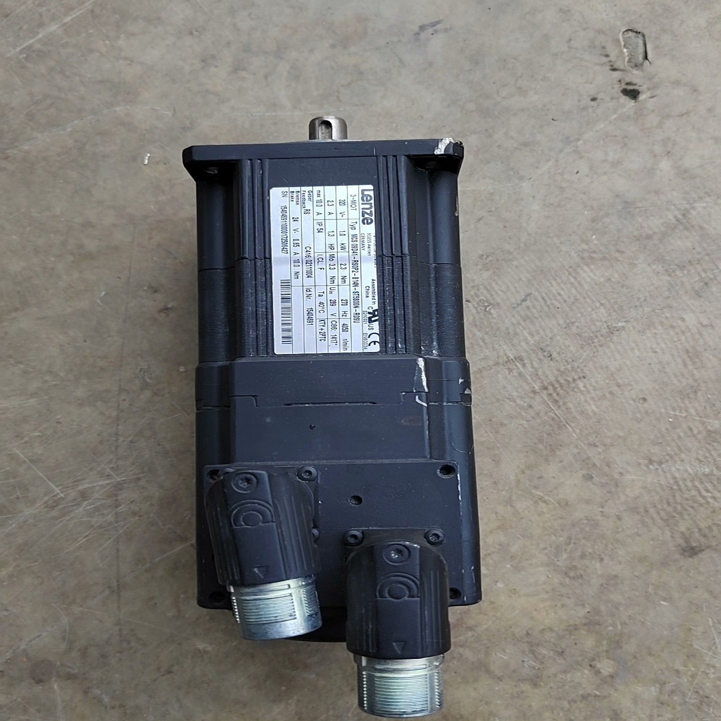 议价LENZE伺服电机MC09D41-RS0P2-B14N-S