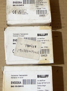 巴鲁夫限位开关BNS006ABNS819100R1-议价
