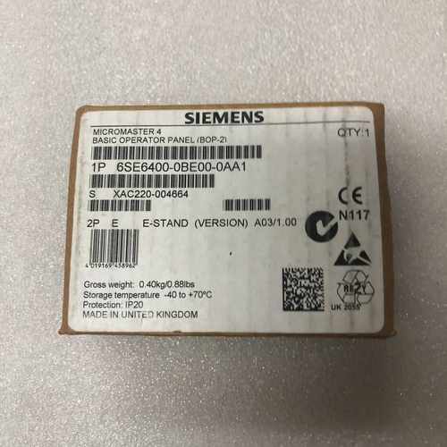 6SE6400-0BE00-0AA1西门子全新原装进口-议价