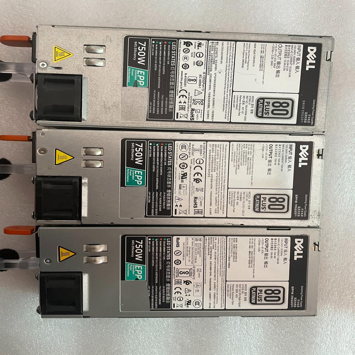 dell r730 r630电源 750w epp  型议价产品