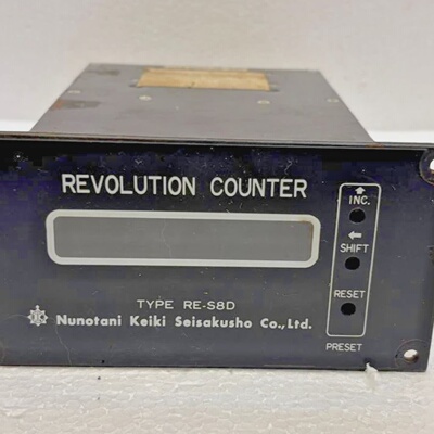 议价Nunota Keiki Seisakusho Type ReS8ar Revolution Counter U