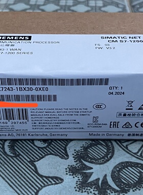 6GK72431BX300XE0西门子全新原装正品-询