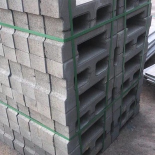 工字连锁砖生态锁扣砖混凝土预制实心护坡砖挡土砖锁扣砖实心空心