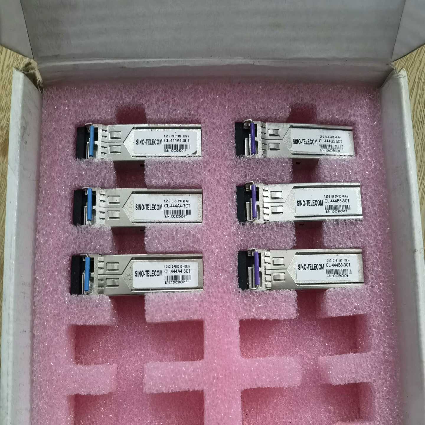 上海欣诺千兆单纤光模块3对1.25gDFB13104--议价商品