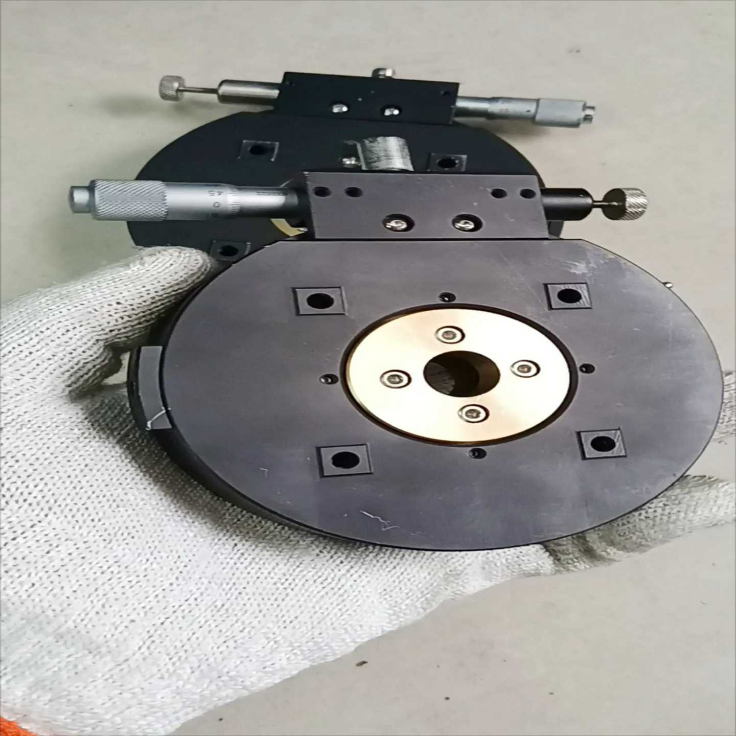 R轴旋转微调平台回转台RPG110直径110mm米思米--议价商品