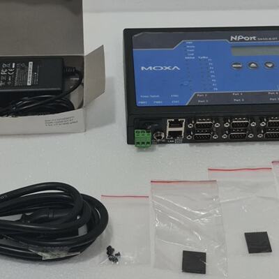 MOXA MODELNPORT 56508DT DESKSTOP DEVICE SERVER 1248VDC PN120