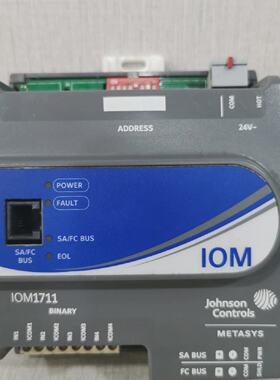 JOHNSON CONTROLS METASYS IOM1711 MODULE MSIOM17110 REV D Ver