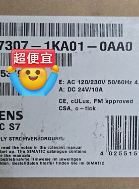 溢价-6ES73071KA010AA0电源模块正