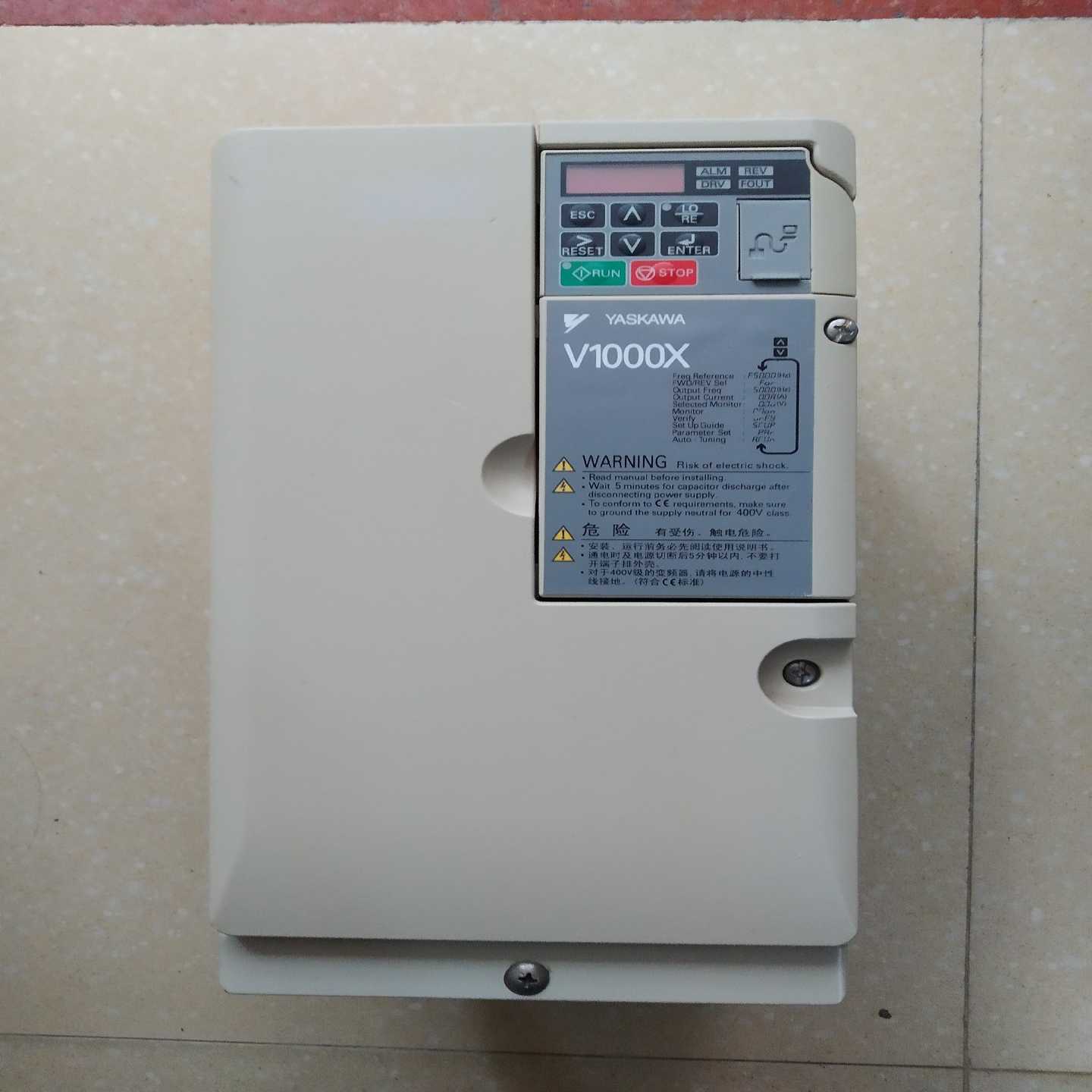 安川变频器，CIMR-VB4X0018FBA-8101，【卡奥电子】