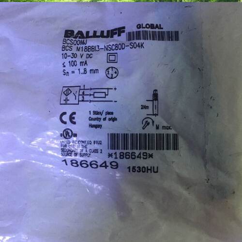 议价BCS M18BBI3-NSC80D-S04K  德国Balluff巴鲁夫接近开关  详询