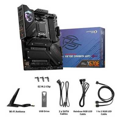 出全新微星MPGX670ECARBON暗黑WIFI--议价商品