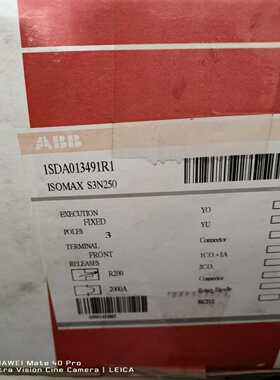 塑壳断路器lSDA013491R1/R20询价