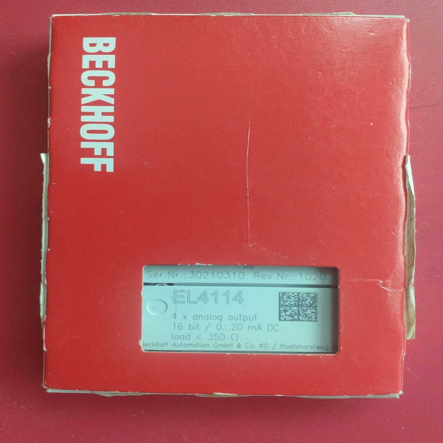 倍福BECKHOFF模块EL4114未拆封询价