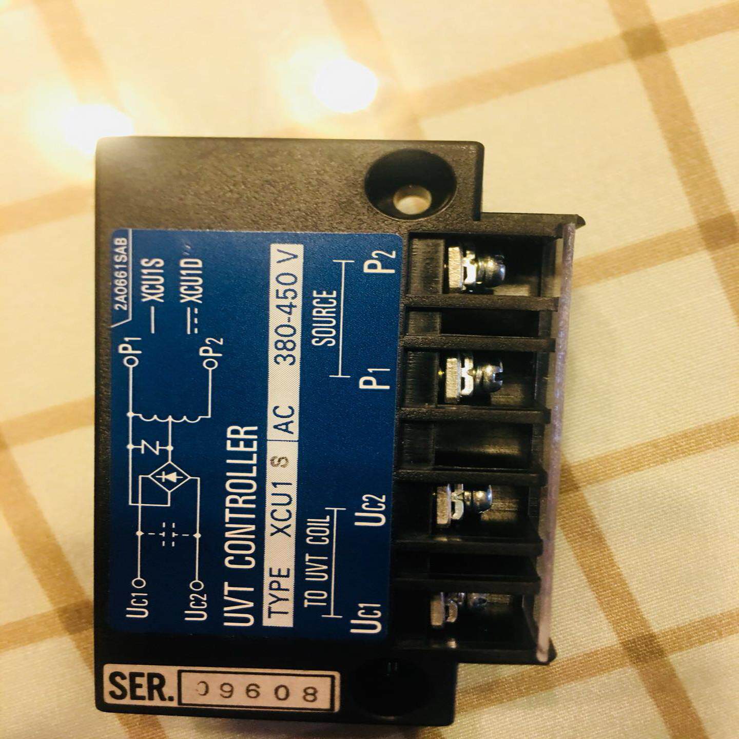 Terasaki开关欠压控制模块，库存备件，型号：XCU询价