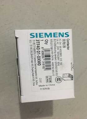 接触器3TF4001-0XM0询价