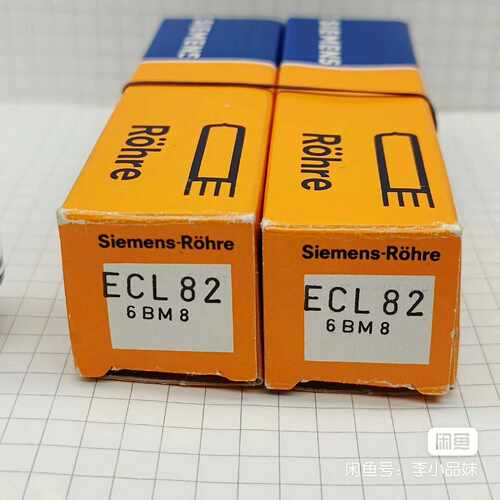 原盒标ECL82电子管同码一对德律风根产~询价