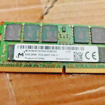 1PC Micron 8GB PC42400T DDR4 Memory MTA18ASF1G72HZ2G3B1ZG La