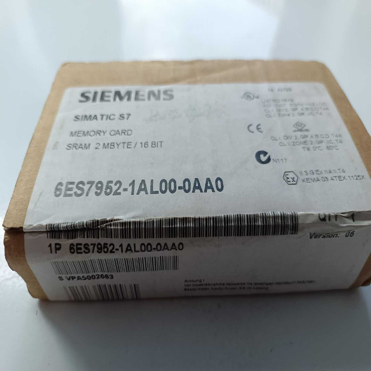 6ES7952-1AL00-0AA0RAM存储卡6E询价