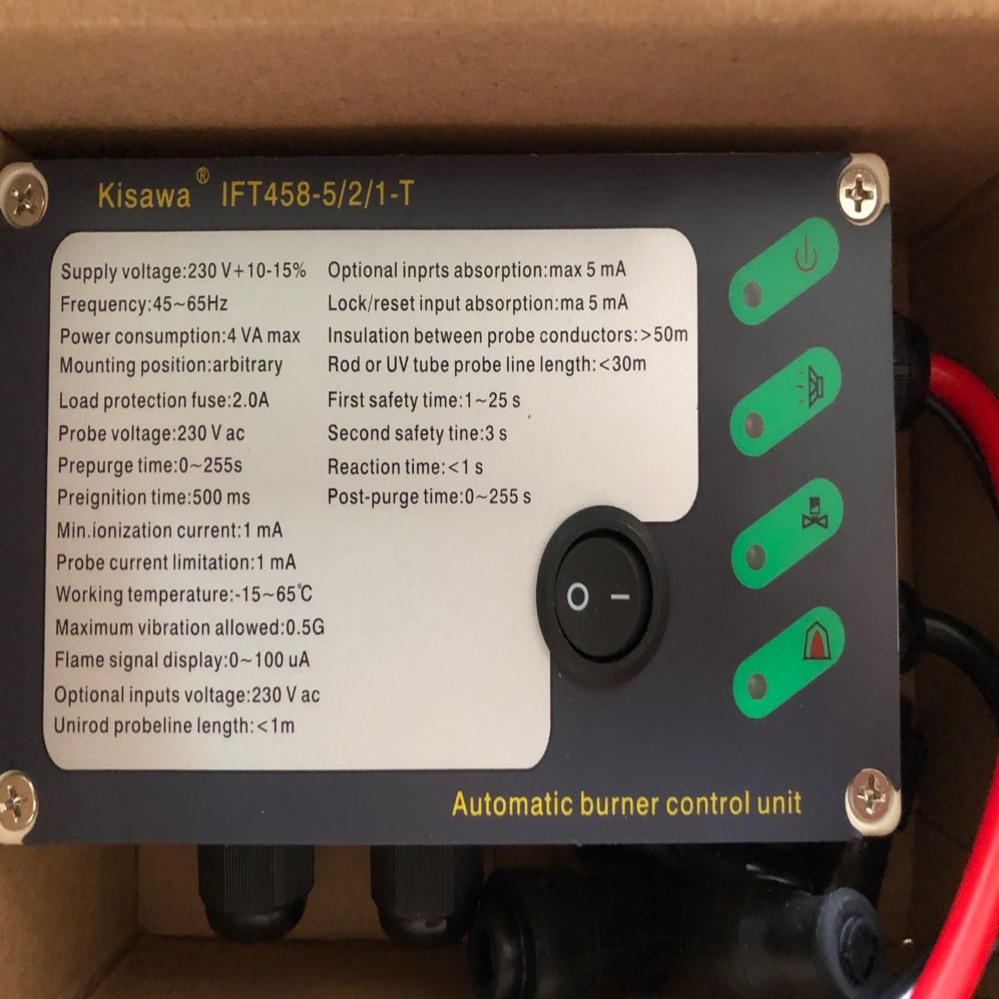 Kisawa点火控制器IFT458-521TIFT258-51WWTS866-51W