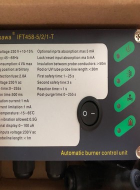 售前询价Kisawa点火控制器IFT458-521TIFT258-51WWTS866-51W