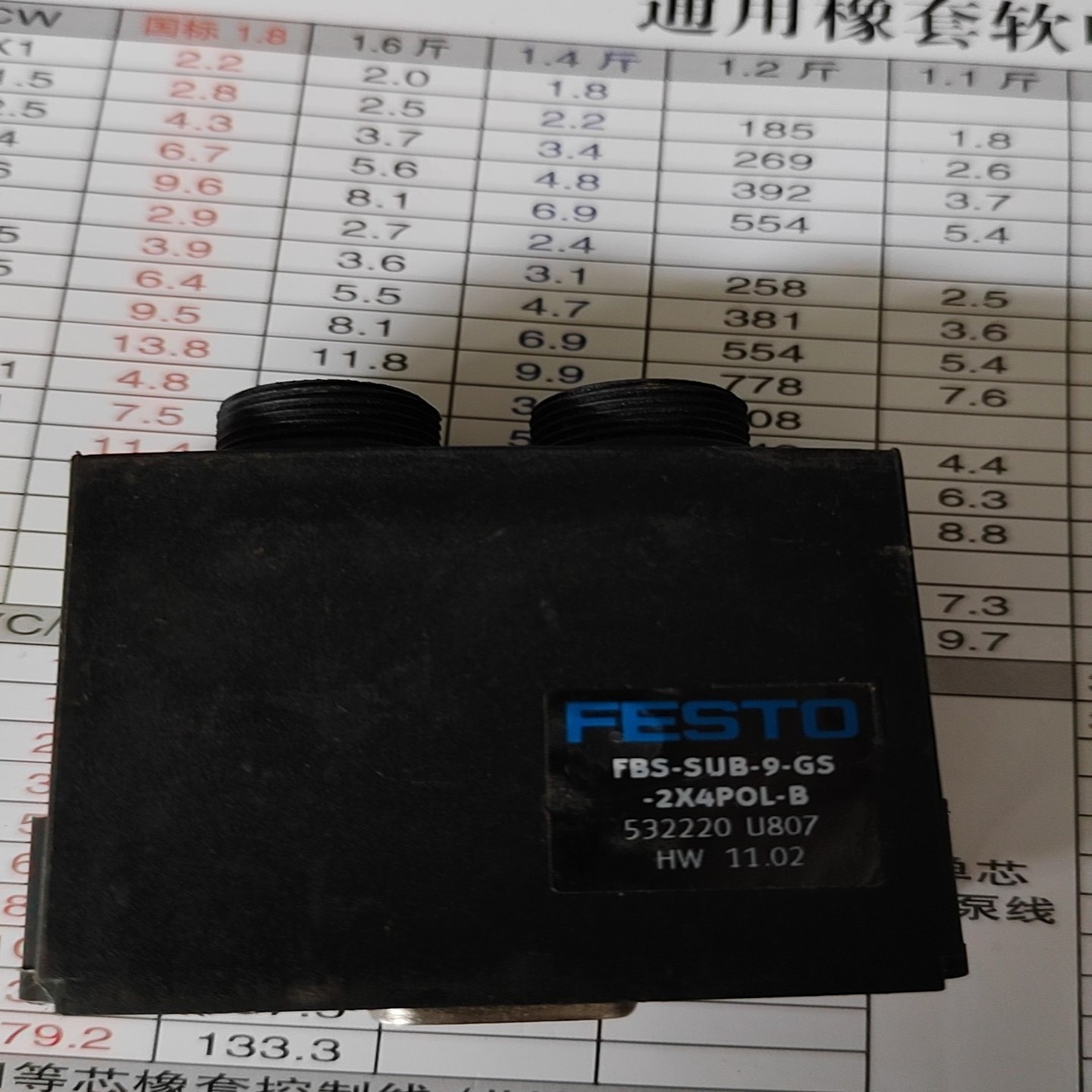 【请询价】费斯托FBS-SUB-9-GS-2X4POL-B图片实拍