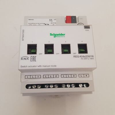 Schneider mtn647593 RegK  4x23016 Actuator mit Manueller Mod