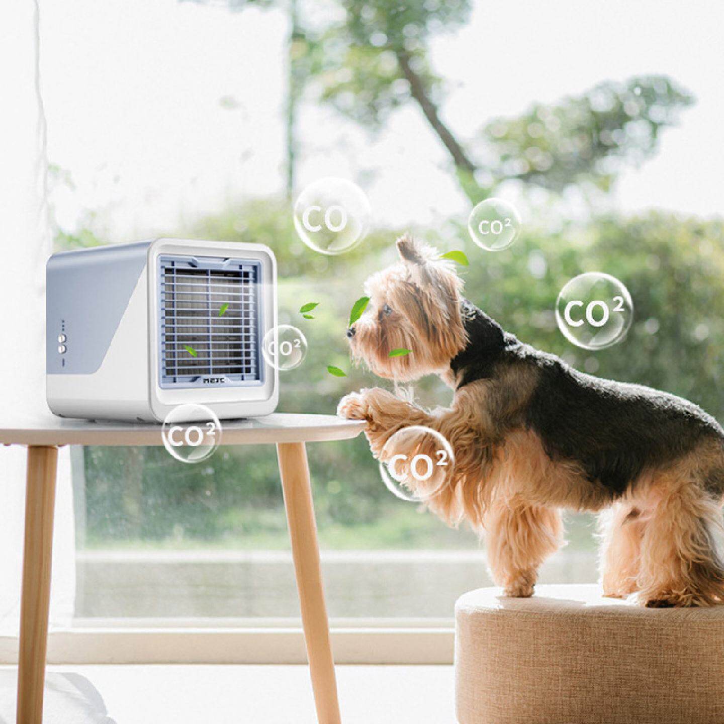 迷你冷风机家用宿舍办公空调扇电风扇便捷式冷水机USB风扇跨境